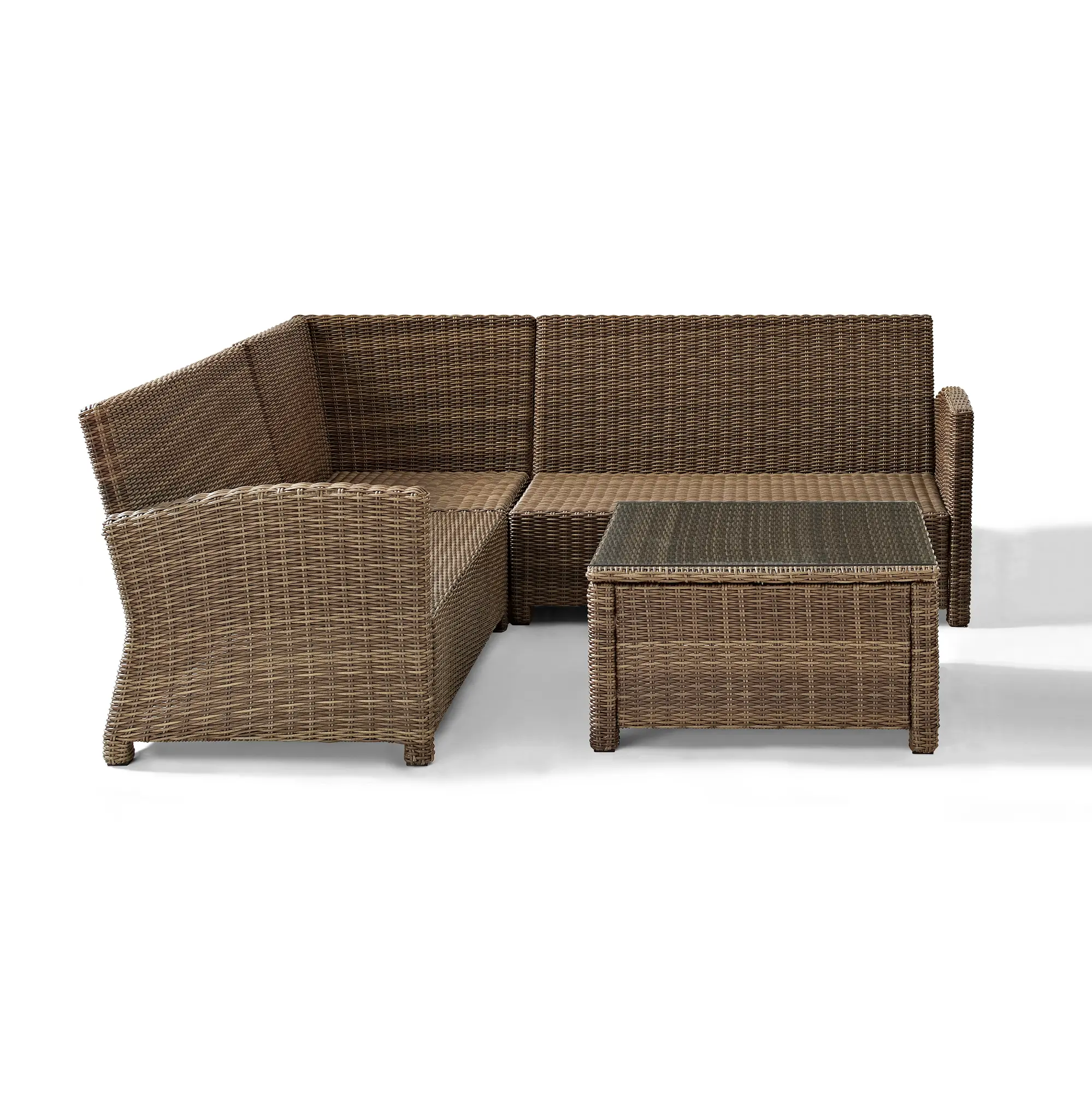 KO70019WB-NV Bradenton 4 Piece Navy and Brown Patio Set-10