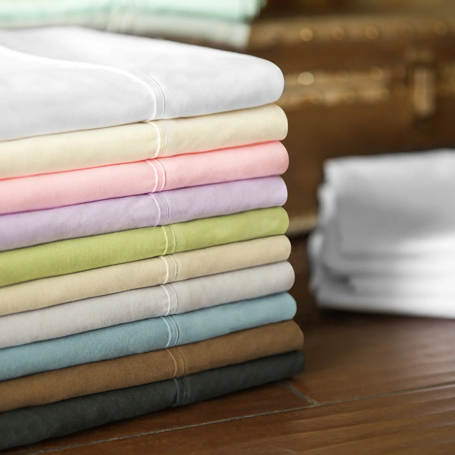 White Microfiber King Size Sheet Set-2