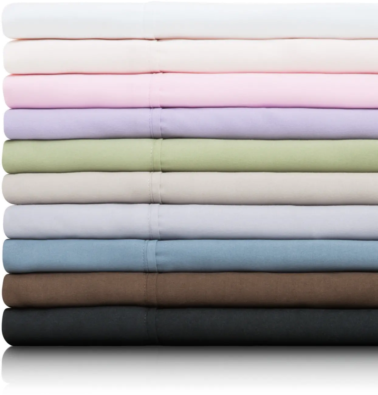 White Microfiber King Size Sheet Set-3
