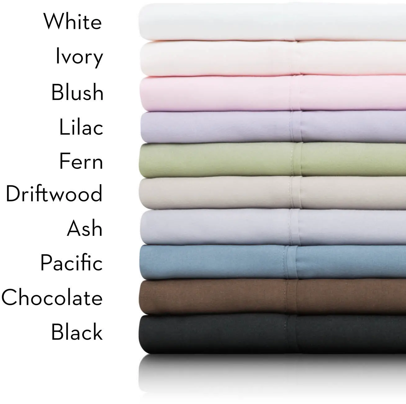 White Microfiber King Size Sheet Set-4