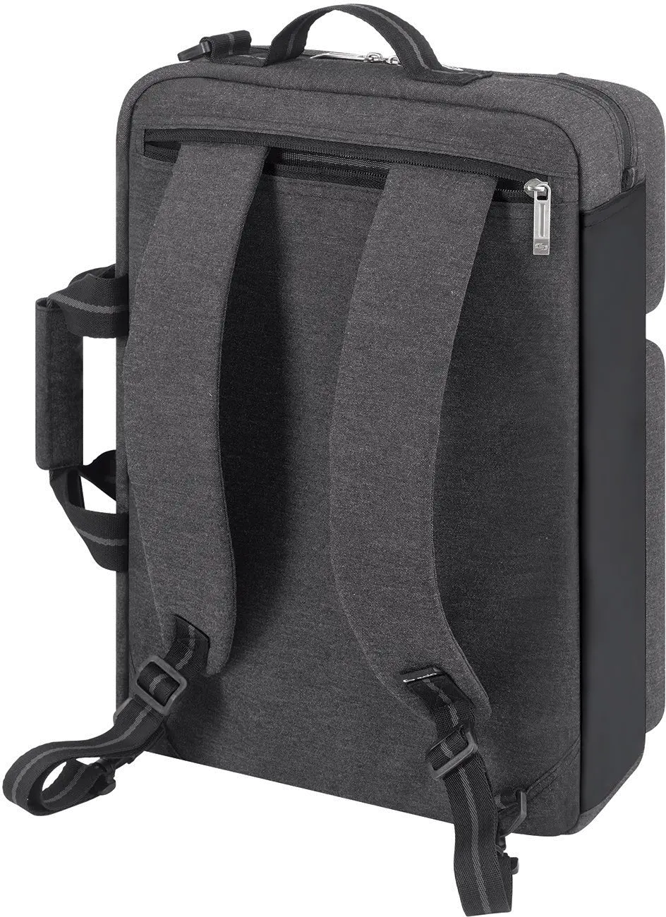 UBN310-10 SOLO 15.6 Inch Laptop Hybrid Briefcase Backpack - Gray -7