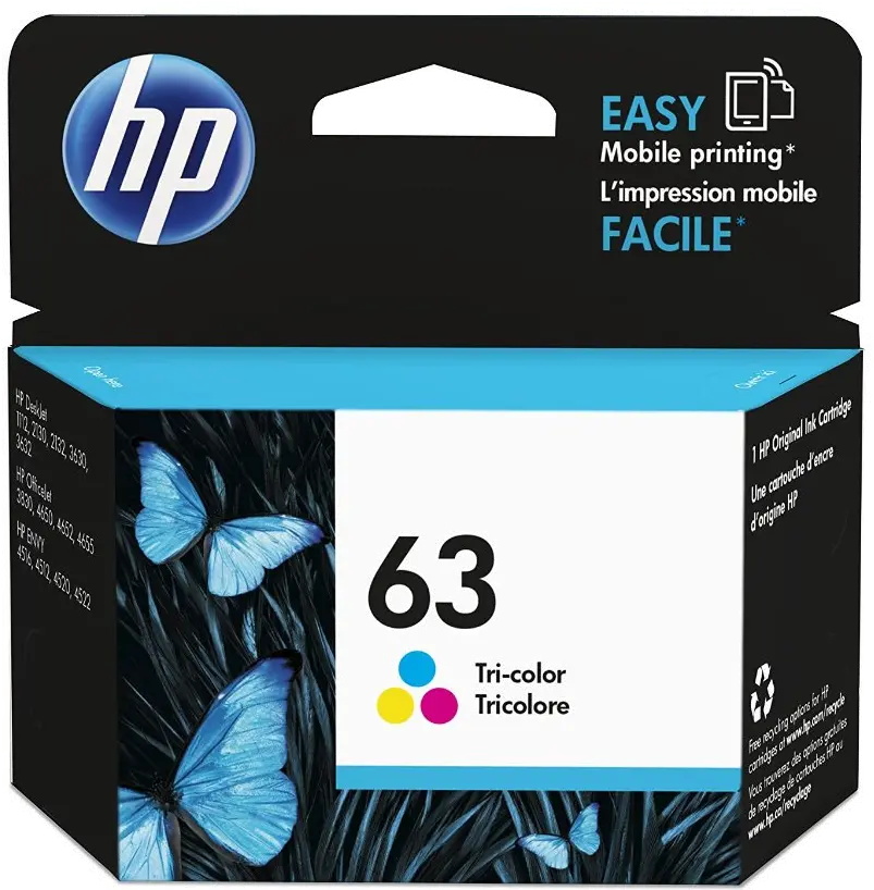 F6U61AN#140/63-TRICL HP 63 Tri-Color Original Ink Cartridge-1