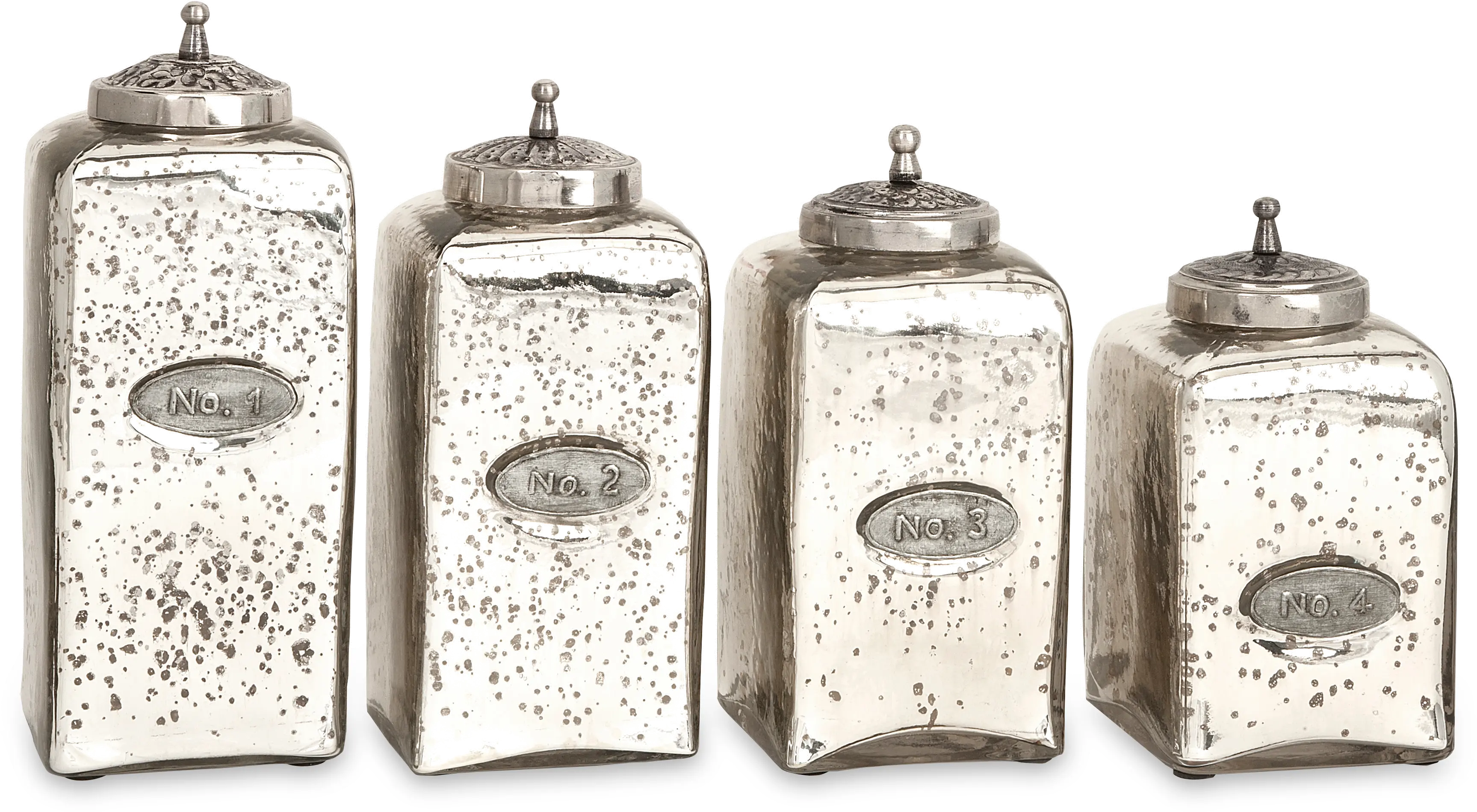 10 Inch Numbered Glass Jar with Lid-1