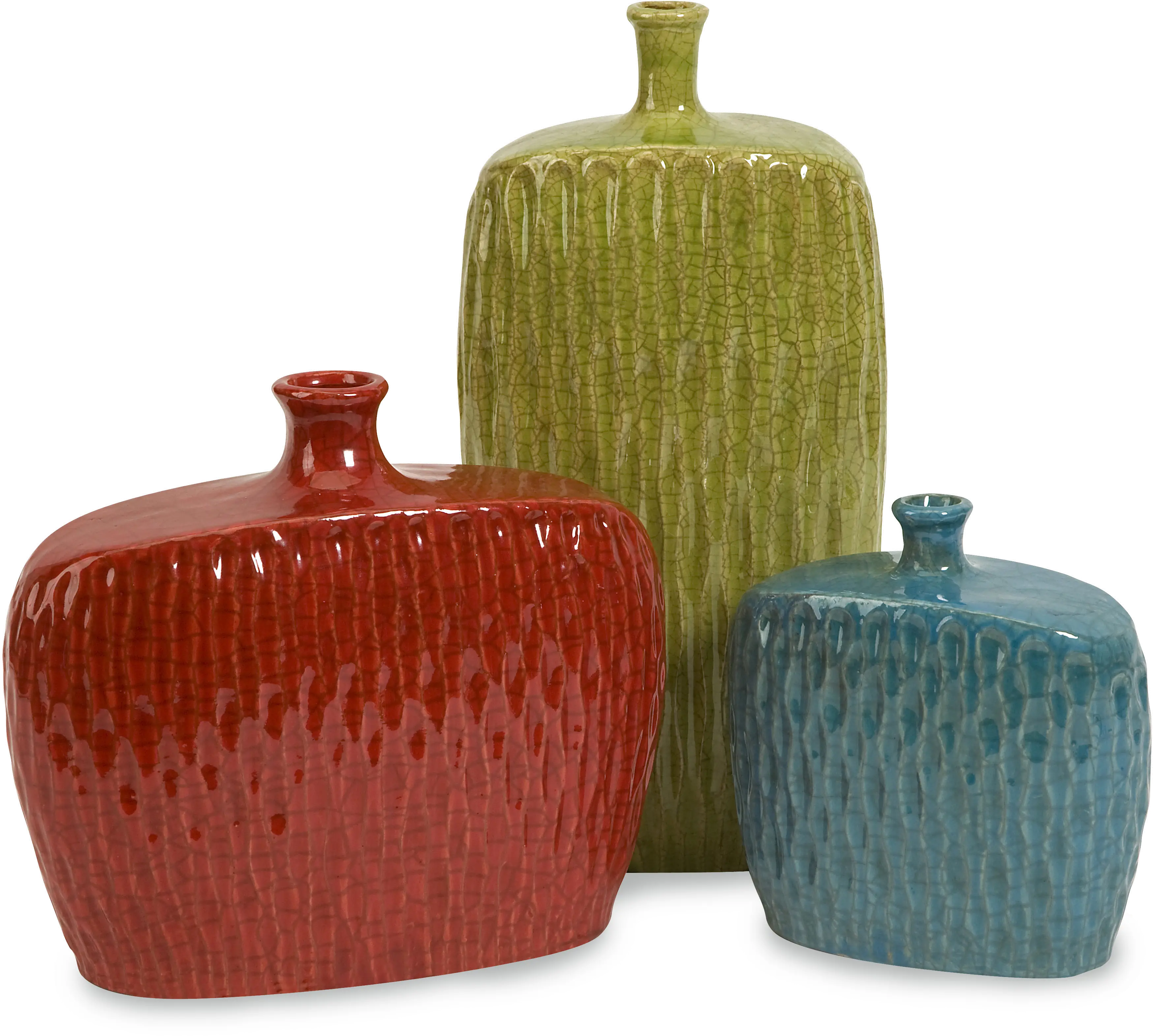 13 Inch Green Vase-1