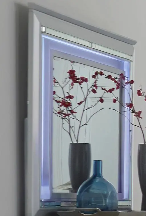 Allura Gray Mirror with LED Lighting -1