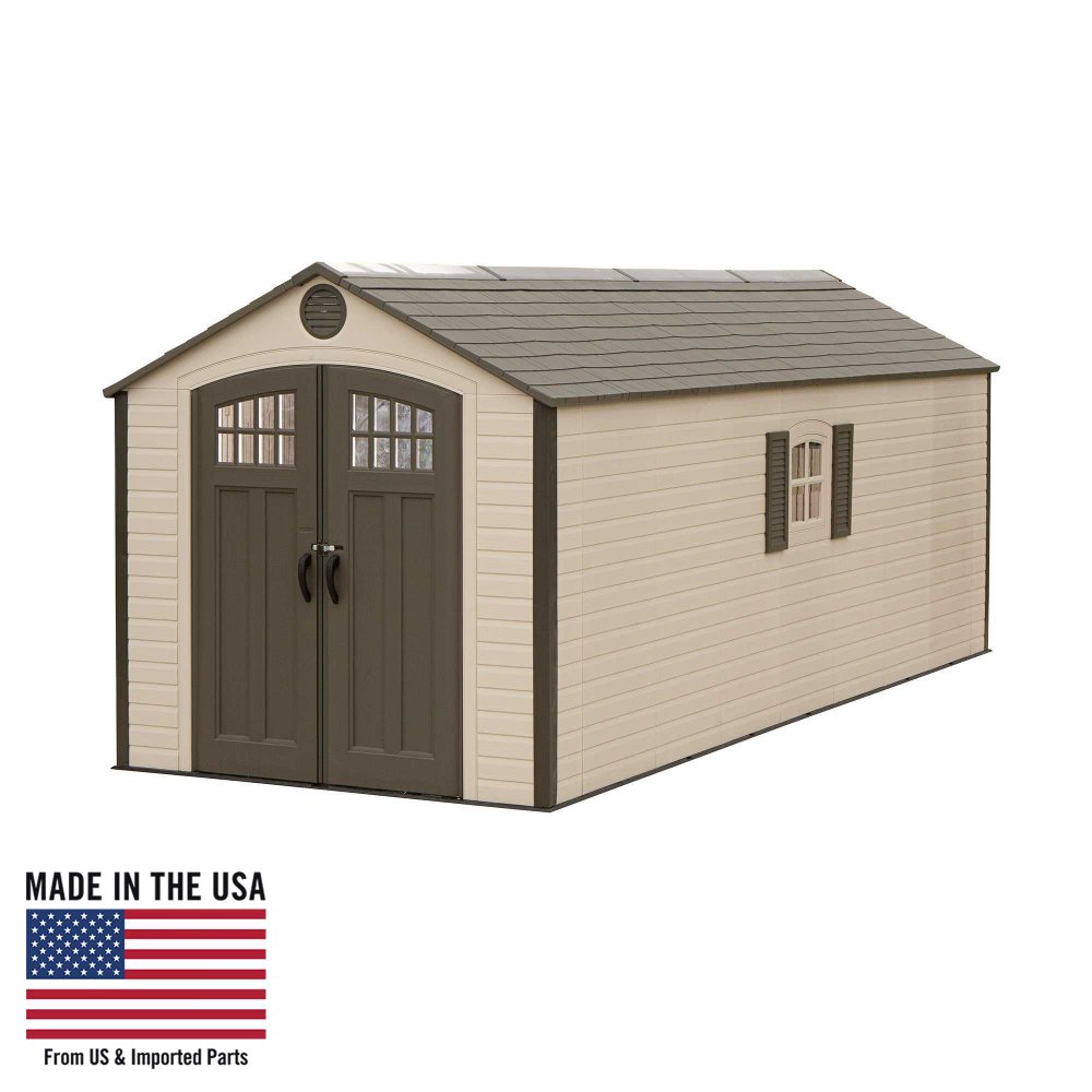 Lifetime 8 ft. x 20 ft. Outdoor Storage Shed