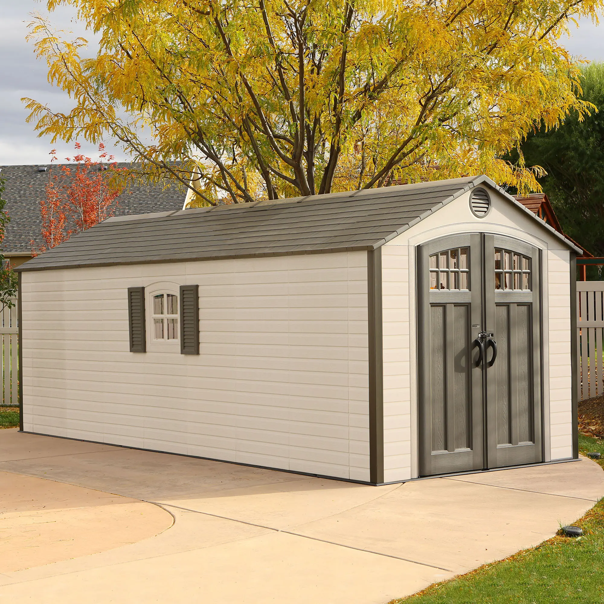 60120 Lifetime 8 ft. x 20 ft. Outdoor Storage Shed-2