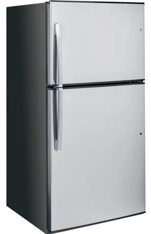 GTE21GSHSS-SPECIAL GE Top Freezer Refrigerator with Upfront Temperature Controls - Stainless Steel-3