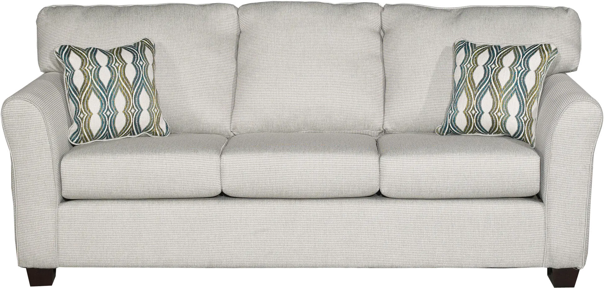 WALSOF Wall St. Ivory Sofa-1