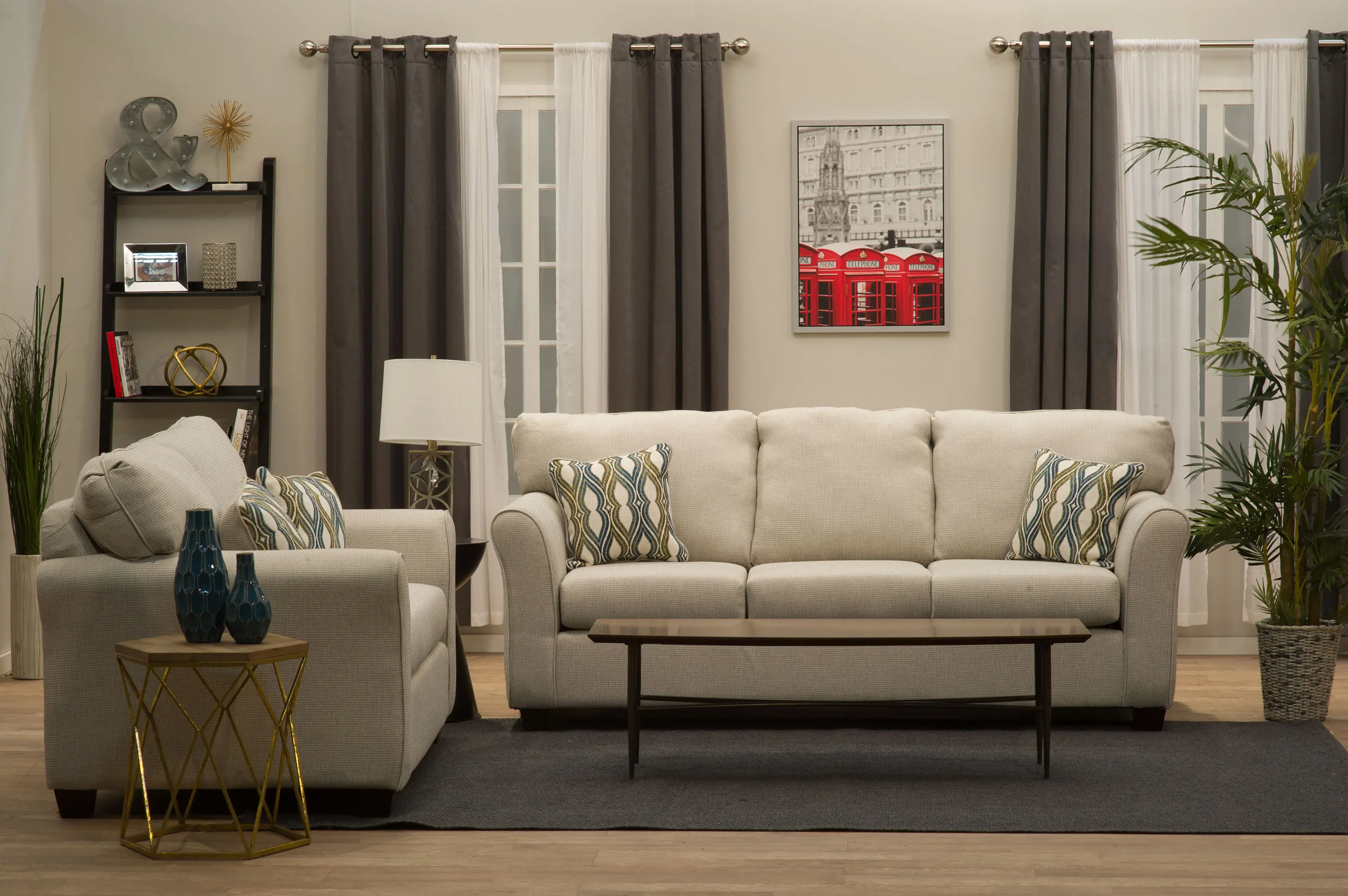 WALSOF Wall St. Ivory Sofa-2