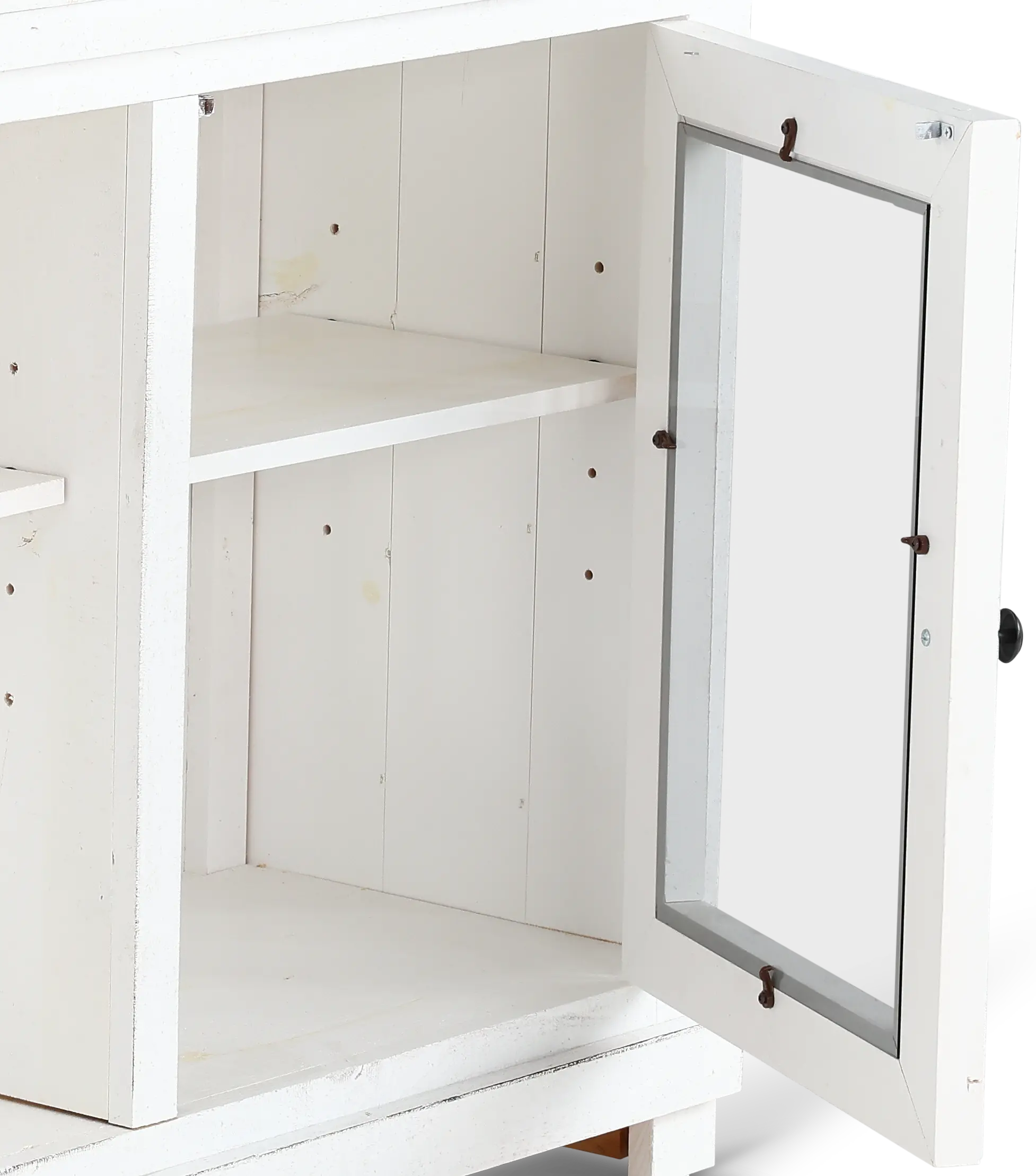 Willow Distressed White 68  TV Stand-5