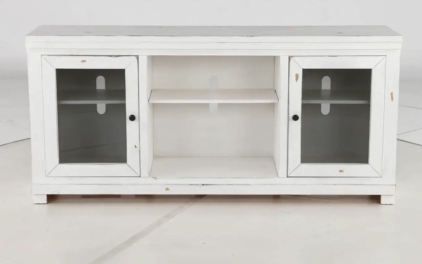 Willow Distressed White 68  TV Stand-8
