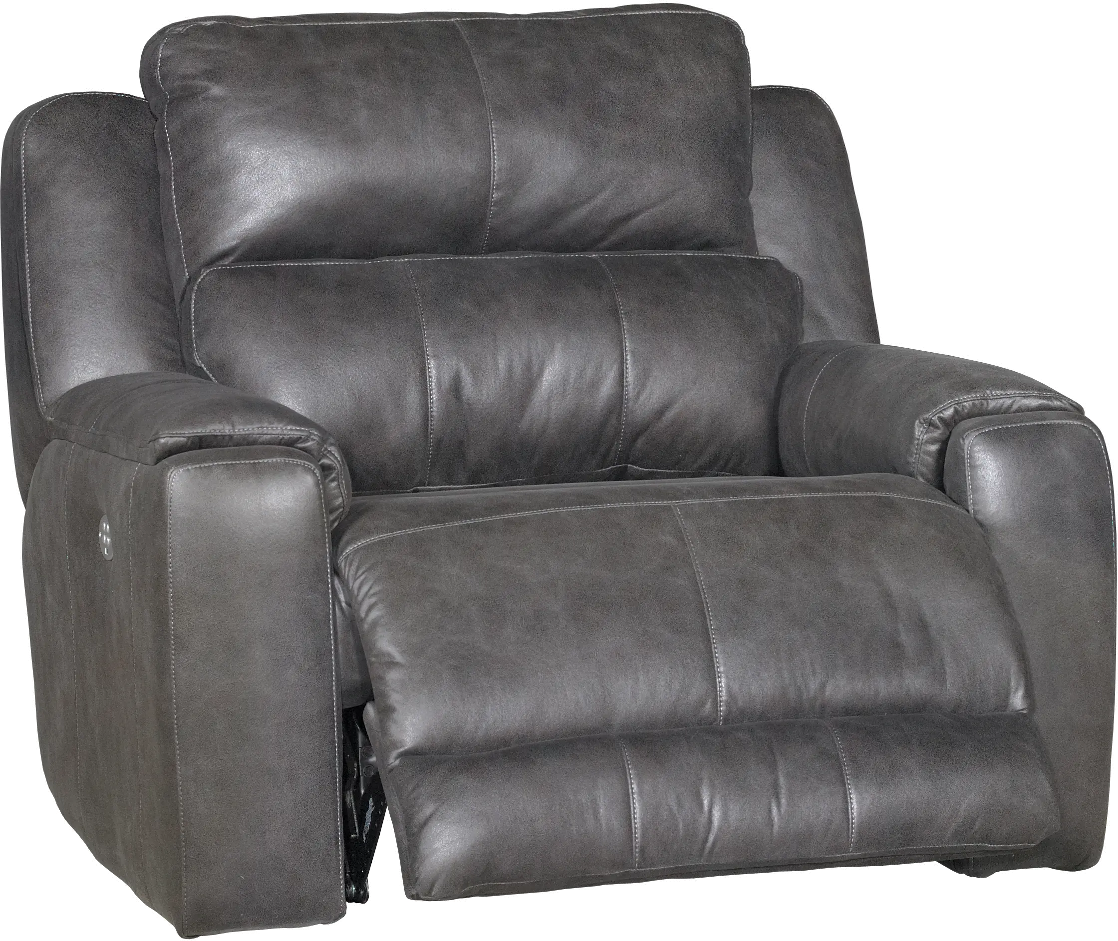 Dazzle Slate Gray Power Recliner-2