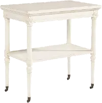 3070117B Magnolia Home Furniture French Inspired White Petite Side Table