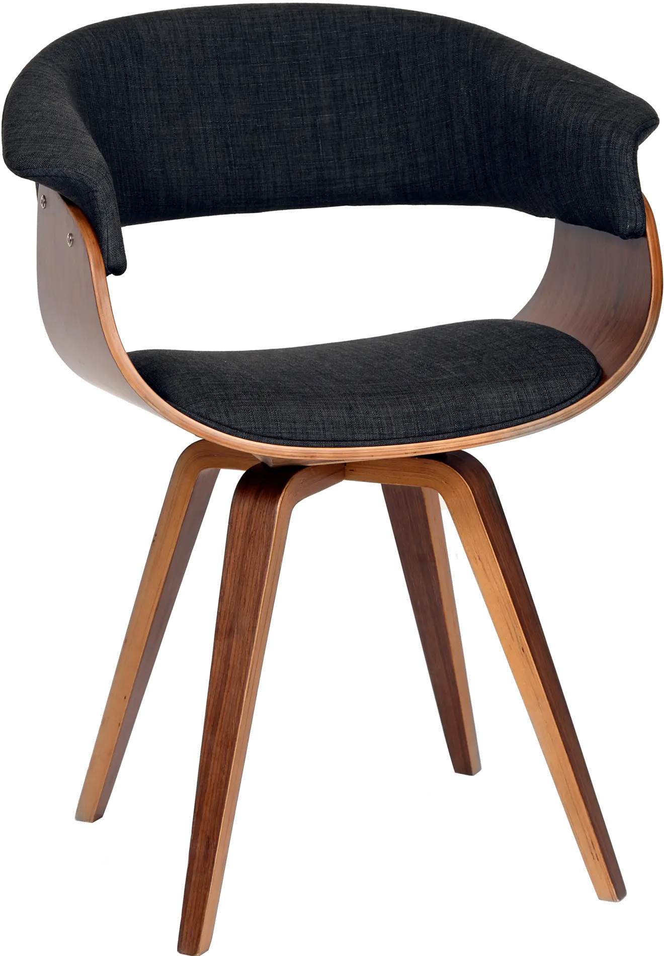 LCSUCHWACH Summer Charcoal and Walnut Dining Room Chair-1