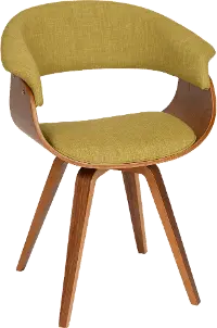 LCSUCHWAGR Green/ Walnut Dining Chair - Summer