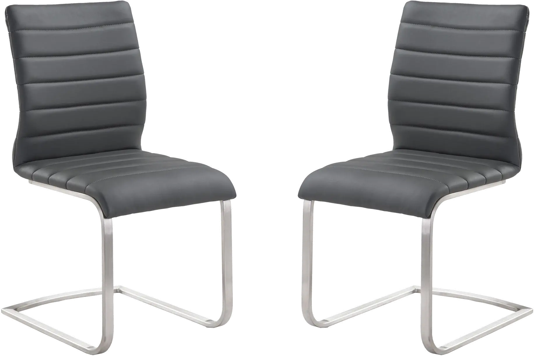 LCFUSIGR Set of 2 Gray Dining Chairs - Fusion-1