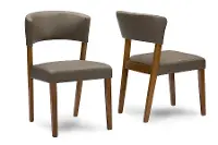 RT281-CHR-2 Wood Dining Chair Pair - Montreal