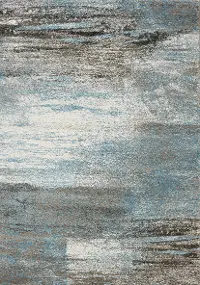 Breeze 5 x 8 Gray and Blue Area Rug