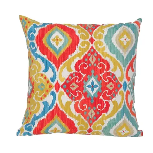 Multi-Color Indoor-Outdoor Throw Pillow-1
