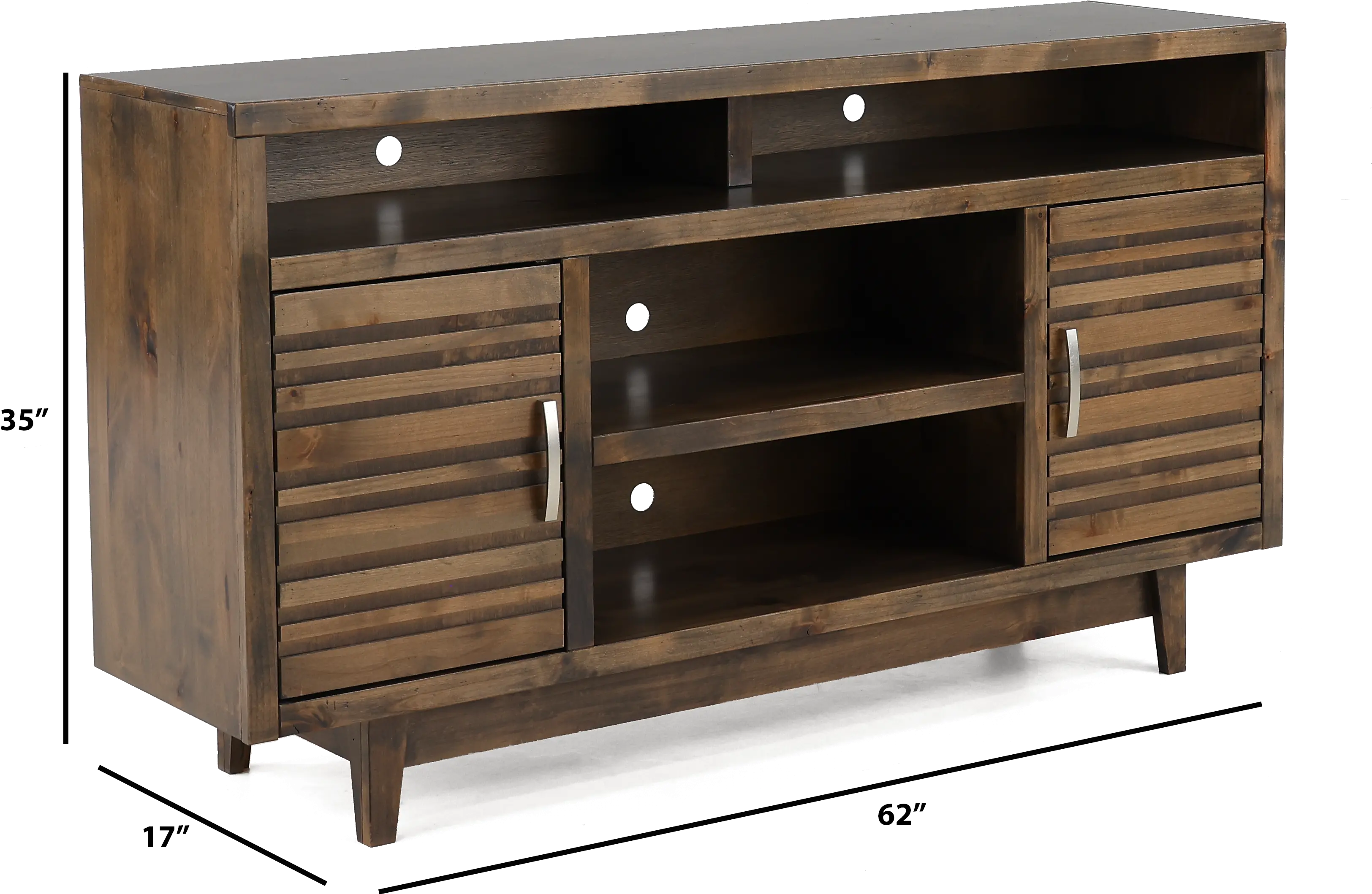 Avondale Charcoal Brown 62  TV Stand-3