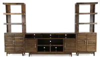 Avondale Brown 3 Piece 76  Entertainment Center