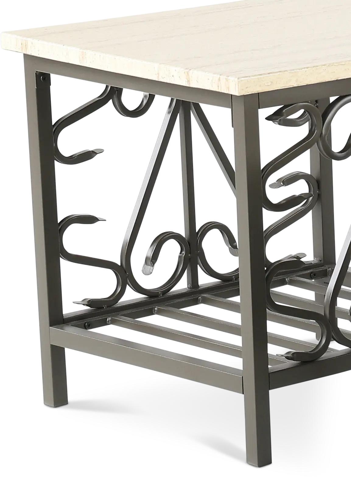 Fairhope Marble Top Coffee Table Set-7