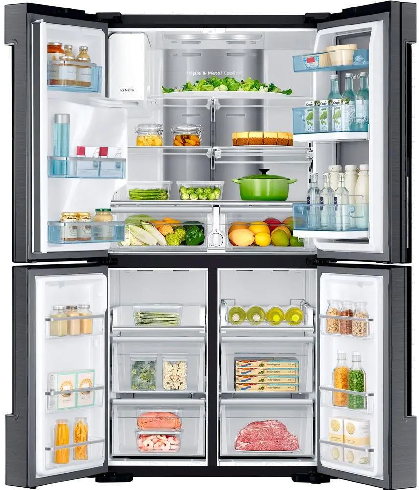 RF22K9381SG Samsung 22.1 cu ft 4 door Refrigerator - Counter Depth Black Stainless Steel-2