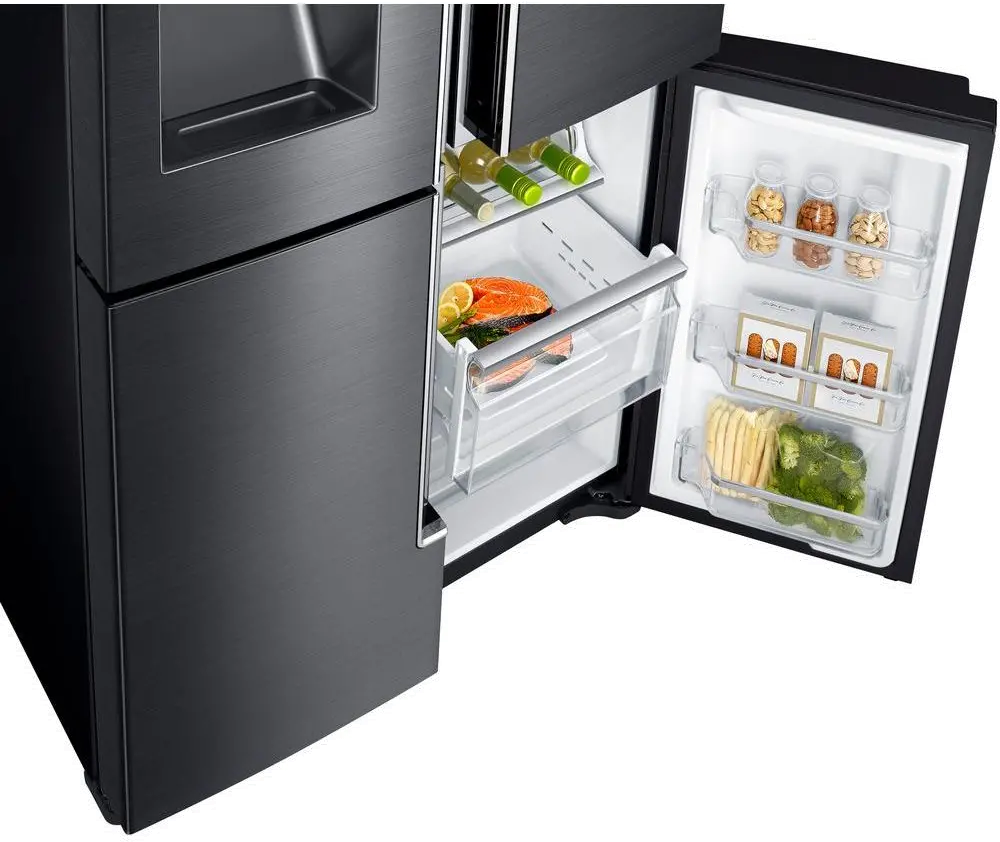 RF22K9381SG Samsung 22.1 cu ft 4 door Refrigerator - Counter Depth Black Stainless Steel-5