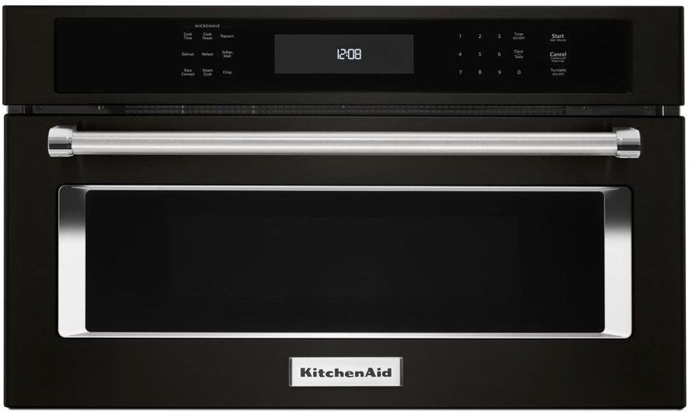 KitchenAid Built-in Microwave - 1.4 cu. ft. Black Stainless Steel