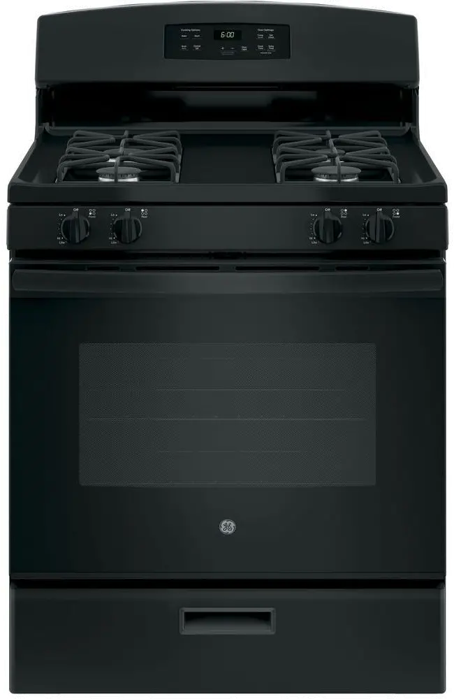 JGBS60DEKBB GE 4.8 cu ft Gas Range - Black-1