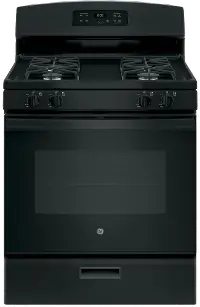 JGBS60DEKBB GE 4.8 cu ft Gas Range - Black