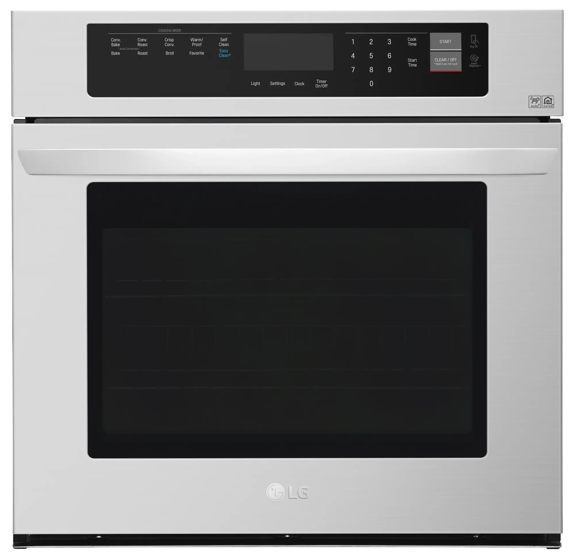LWS3063ST LG 4.7 cu ft Single Wall Oven - Stainless Steel 30 Inch-1