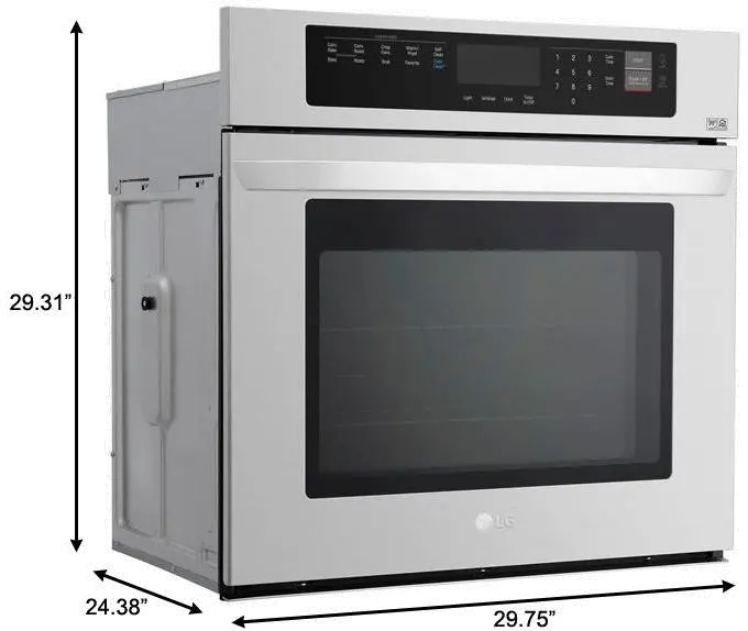LWS3063ST LG 4.7 cu ft Single Wall Oven - Stainless Steel 30 Inch-5