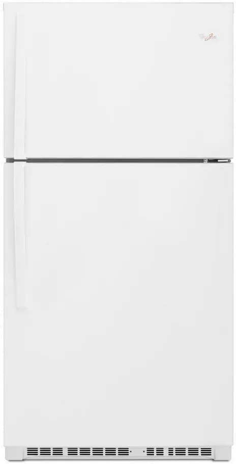 WRT511SZDW Whirlpool 21 cu ft Top Freezer Refrigerator - 33 W White-1