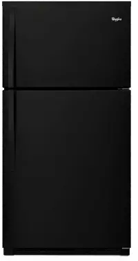 WRT511SZDB Whirlpool Top Freezer Refrigerator - 33 W Black