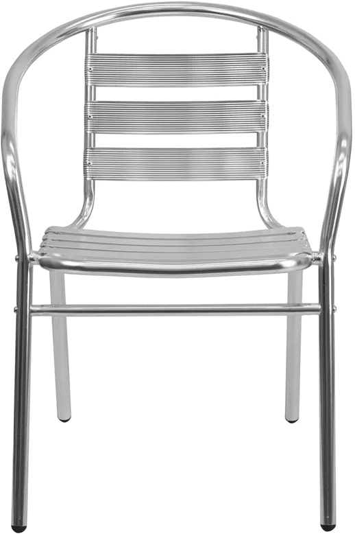 Aluminum Slatback Stack Chair-4