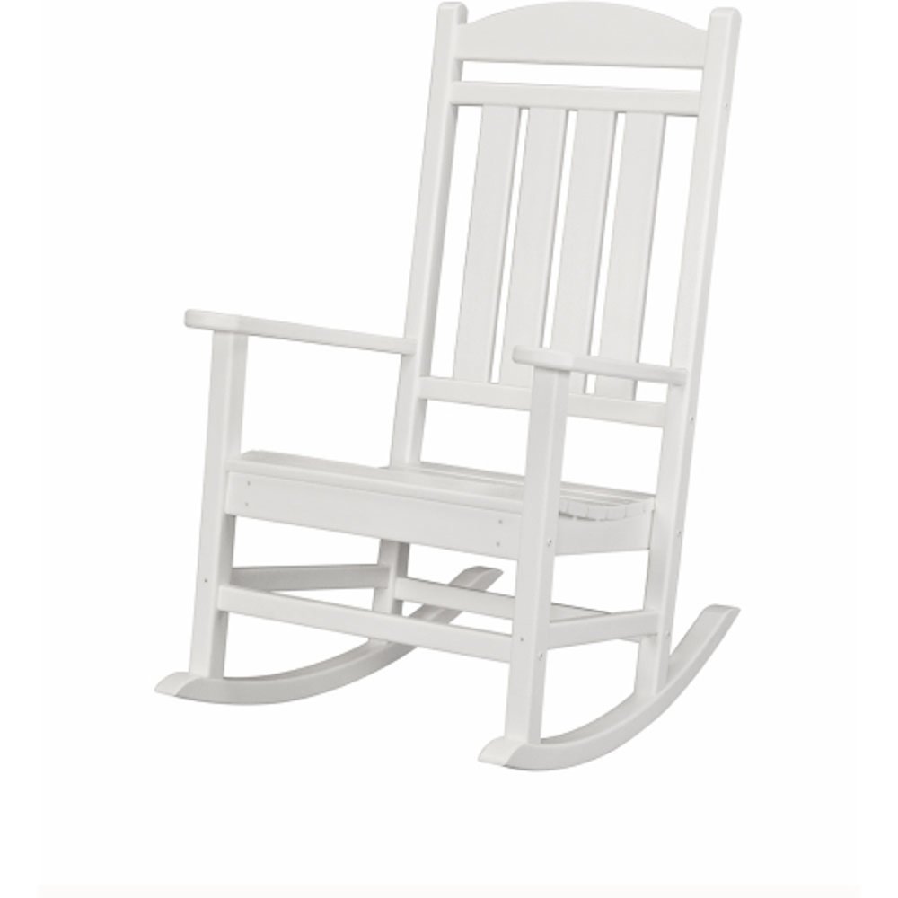 White Outdoor Porch Rocker