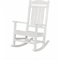 HVR100WH White Outdoor Porch Rocker