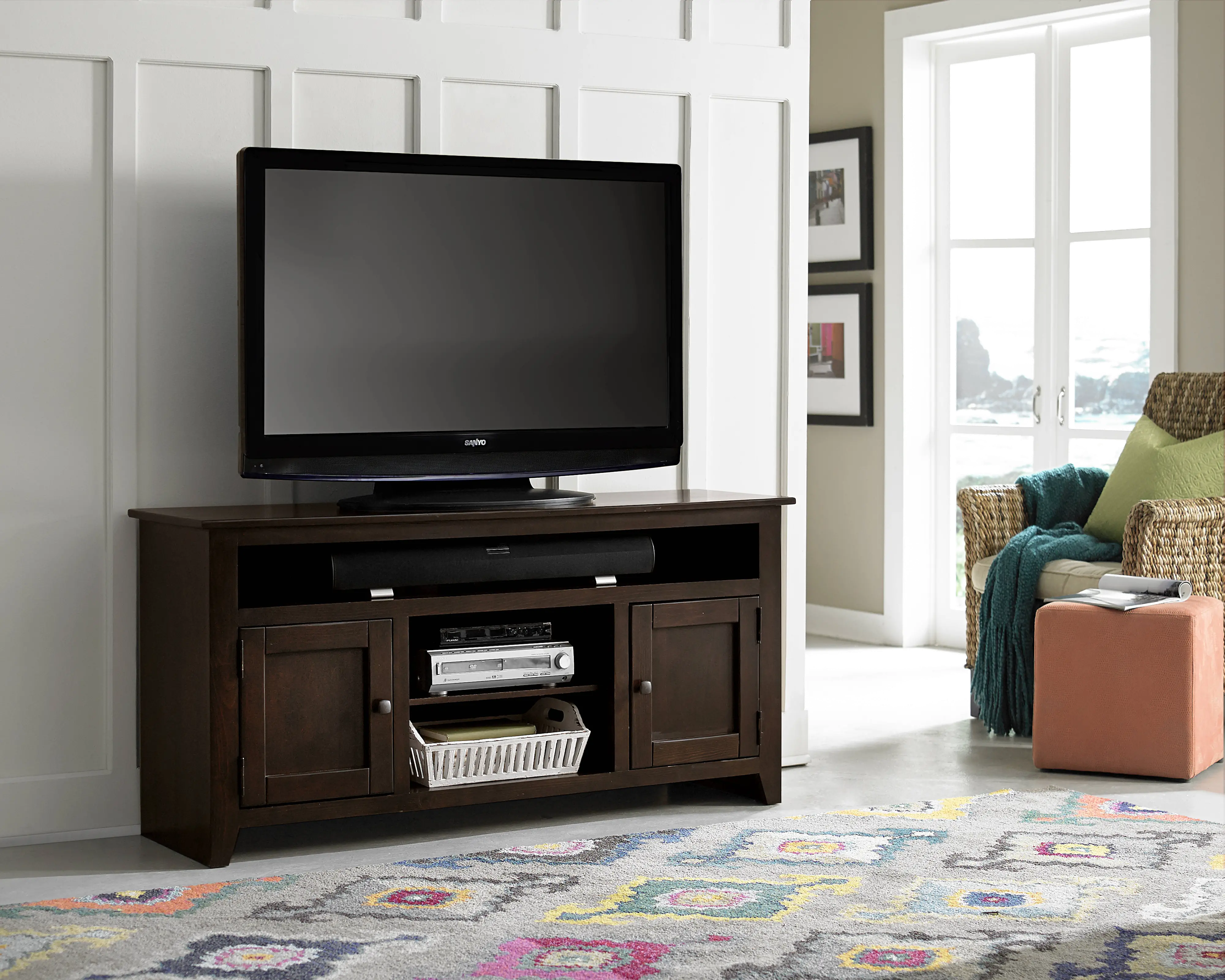 Rio Brown 58  TV Stand-2