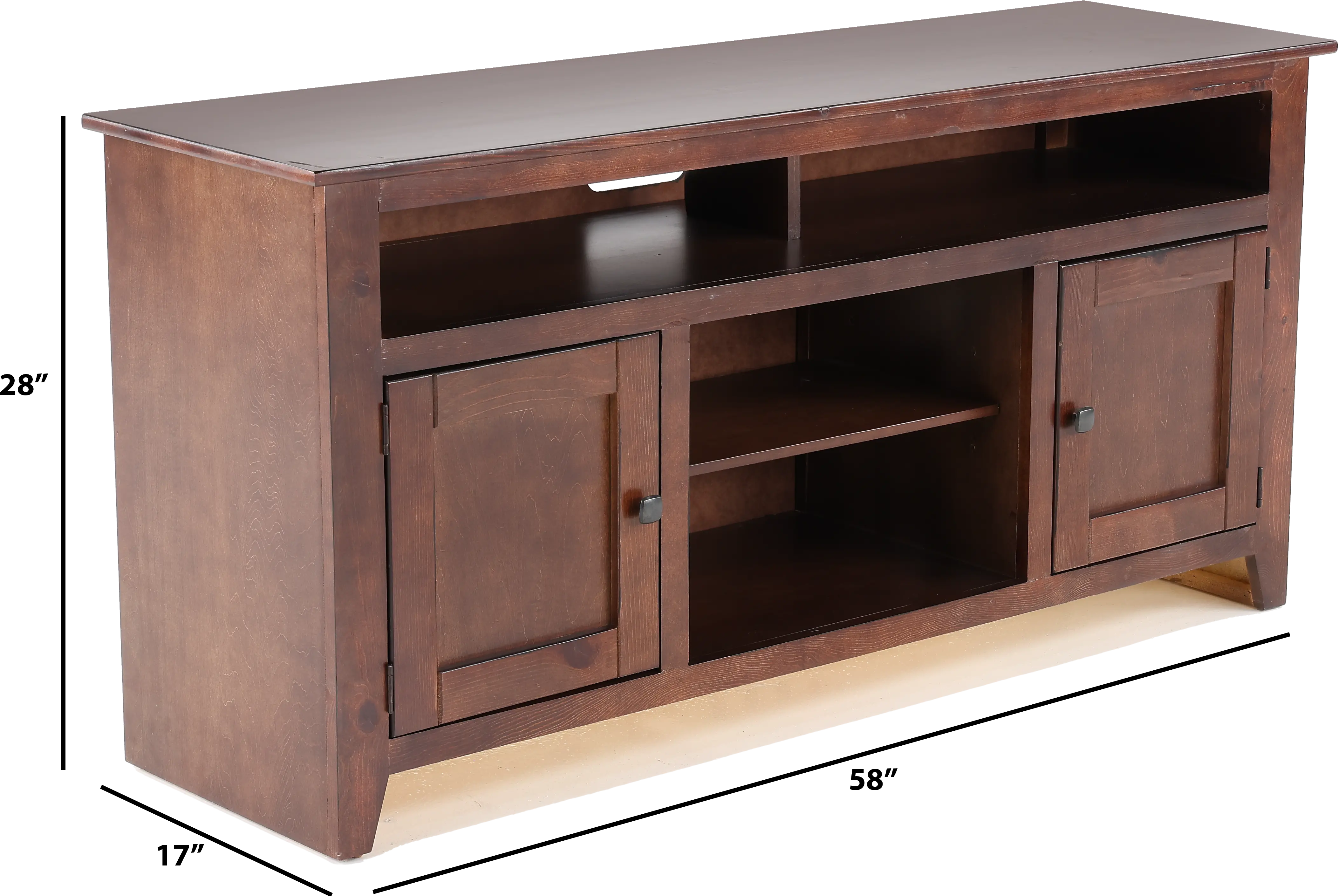 Rio Brown 58  TV Stand-3