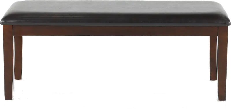 Brent Dark Cherry Dining Bench