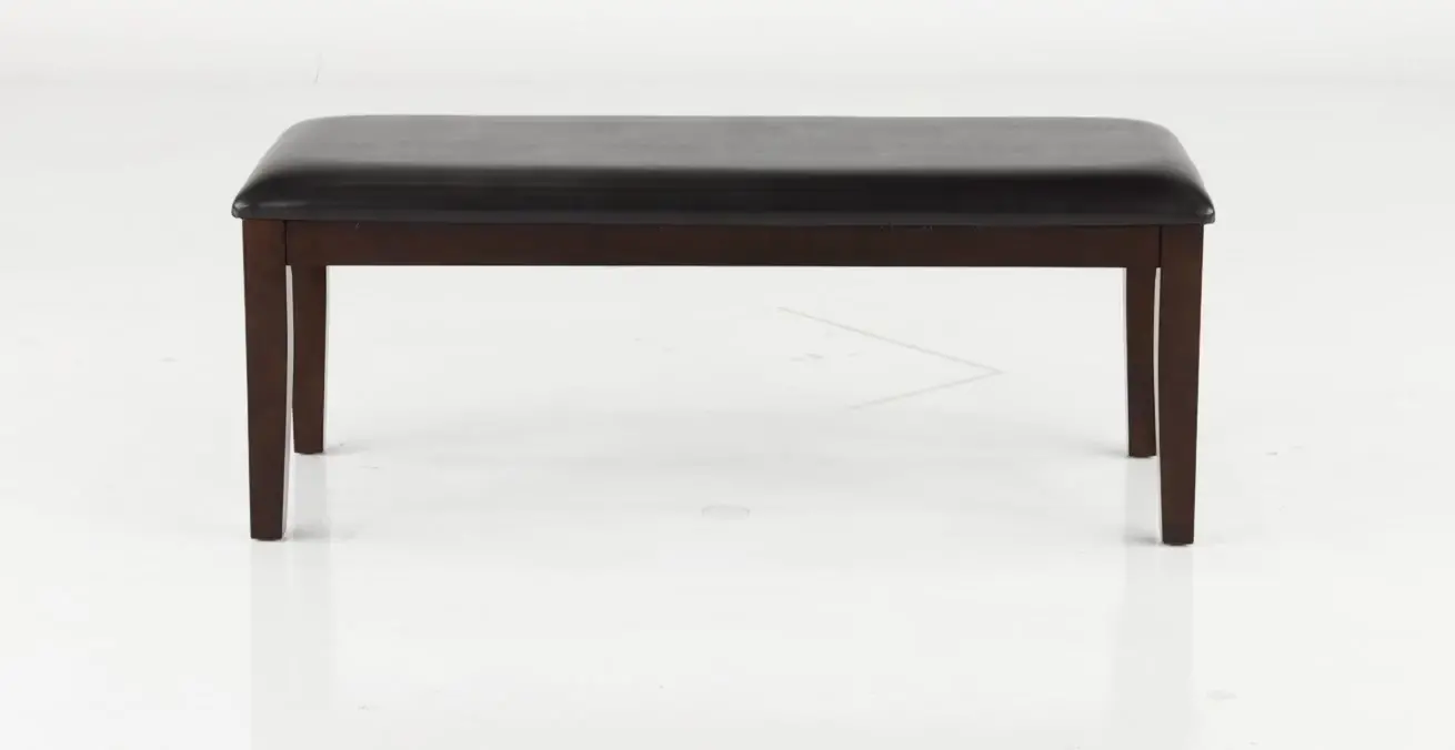 Brent Dark Cherry Dining Bench-5