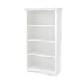 10219 Artwork White 4 Shelf Bookcase