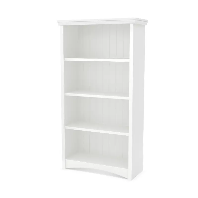 Artwork White 4 Shelf Bookcase