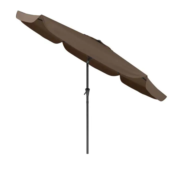 Brown Tilting Patio Umbrella-4