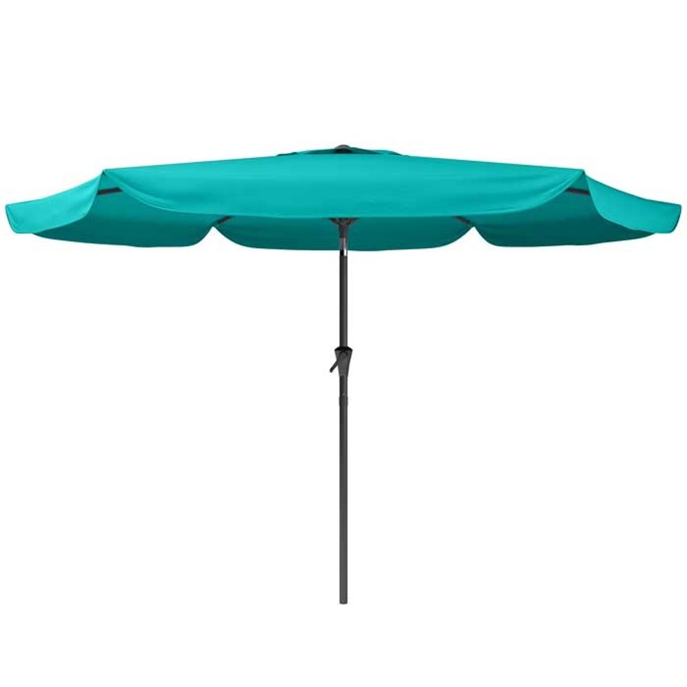 Turquoise Blue Tilting Patio Umbrella
