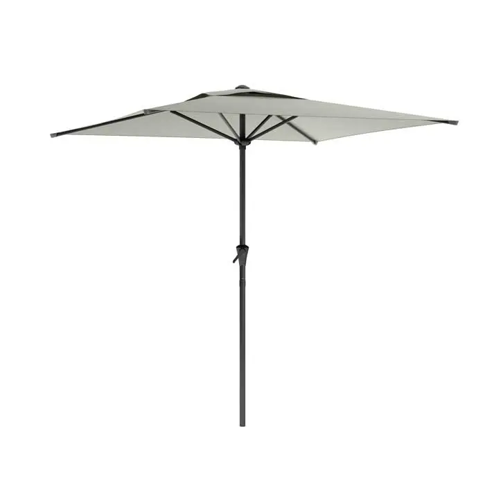 Sandy Gray Square Patio Umbrella-1