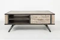 Rustic Gray Coffee Table - American Retrospective