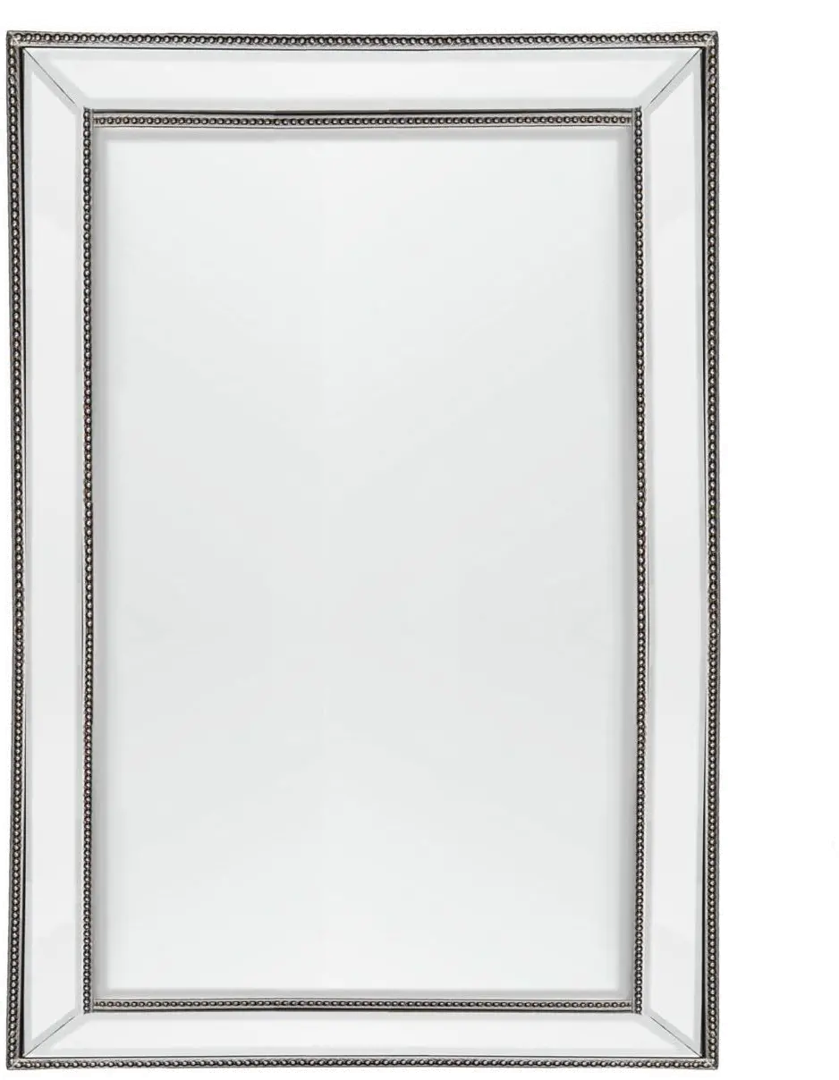 Small Silver Beaded Mirror-1